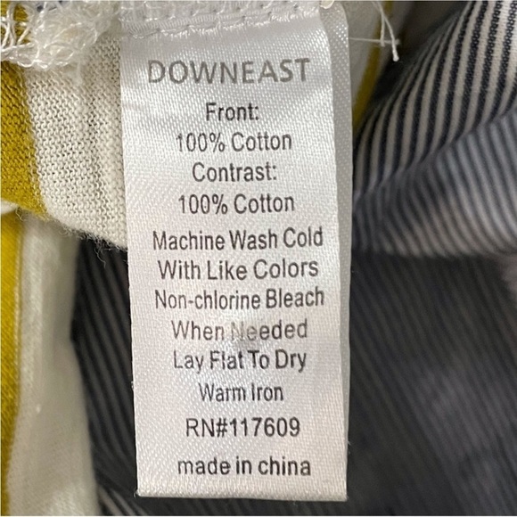 Downeast Striped Button Back Top - Picture 4 of 4